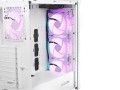 Obudowa Genesis Irid 505 ARGB white ATX Midi (z oknem, USB 3.0) - 1062285