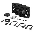 Corsair iCUE LINK RX120 Obudowa komputera Wentylator 12 cm Czarny 3 szt. - 2356638