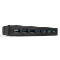 Lindy 43228 huby i koncentratory USB 3.2 Gen 1 (3.1 Gen 1) Type-A 5000 Mbit/s Czarny - 2357543