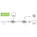 Techly IDATA-EXT-676 Nadajnik i odbiornik AV Czarny - 2357892