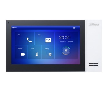 Dahua Technology VTH2421FW wideodomofon 17,8 cm (7") Czarny, Biały - 2333816