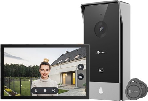 EZVIZ HP5 wideodomofon 17,8 cm (7") Czarny, Srebrny - 2215927
