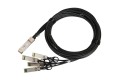 Extralink Kabel QSFP+ QSFP+ DAC DAC, 40Gbps do 4x 10Gbps 3m, 30AWG - 1889303