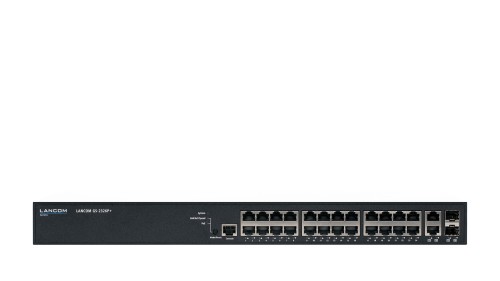 LANCOM GS-2326P+ Zarządzany L2 Gigabit Ethernet (10/100/1000) Obsługa PoE 1U Czarny - 1898462