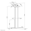 Neomounts FL15-750WH1 obudowa do tabletu 27,9 cm (11") Biały - 2359484
