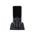 MaxCom MM730 telefon komórkowy 5,59 cm (2.2") Czarny Telefon dla seniora - 2359495
