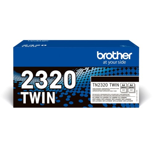 Brother TN-2320TWIN kaseta z tonerem 1 szt. Oryginalny Czarny - 1932092