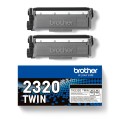 Brother TN-2320TWIN kaseta z tonerem 1 szt. Oryginalny Czarny - 2359727