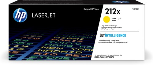 HP 212X Oryginalny wkład z żółtym tonerem LaserJet o wysokiej wydajności - 1933087