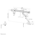 Neomounts NM-D775DXBLACK uchwyt / stojak do monitorów 81,3 cm (32") Biurko Czarny - 2360195