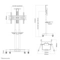 Uchwyt Neomounts by Newstar  NM-M1700BLACK - 1131629
