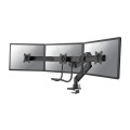 Neomounts NM-D775DX3BLACK uchwyt / stojak do monitorów 68,6 cm (27") Biurko Czarny - 2346385