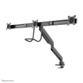 Neomounts NM-D775DX3BLACK uchwyt / stojak do monitorów 68,6 cm (27") Biurko Czarny - 2360297
