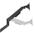 Neomounts DS70-250BL2 uchwyt / stojak do monitorów 81,3 cm (32") Biurko Czarny - 2360378