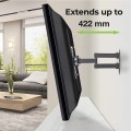 Techly ICA-PLB 136E uchwyt do telewizorów 139,7 cm (55") Czarny - 2360421