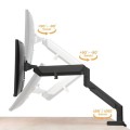 Techly ICA-LCD 3712 uchwyt / stojak do monitorów 81,3 cm (32") Biurko Szary - 2360480