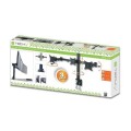 Techly ICA-LCD 482-T uchwyt / stojak do monitorów 61 cm (24") Biurko Czarny - 2360530