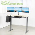 Techly ICA-LCD 482-T uchwyt / stojak do monitorów 61 cm (24") Biurko Czarny - 2360534