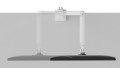 Neomounts DS70-250WH1 uchwyt / stojak do monitorów 88,9 cm (35") Biurko Biały - 2360642