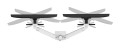 Neomounts DS65S-950WH2 uchwyt / stojak do monitorów 86,4 cm (34") Biurko Biały - 2360721