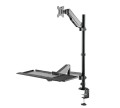 Neomounts DS90-325BL1 uchwyt / stojak do monitorów 81,3 cm (32") Biurko Czarny - 2324714