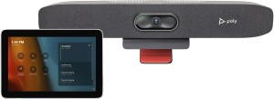 POLY Zestaw Studio do małych sal, przeznaczony do współpracy z programem MS Teams: Kamera z głośnikiem soundbar Studio R30 USB z GC8 (ABB)