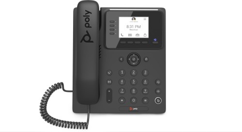 POLY Biznesowy telefon multimedialny CCX 350 do aplikacji Microsoft Teams, z obsługą PoE - 2070441