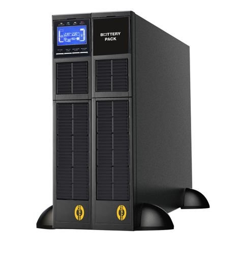 Orvaldi VR6K on-line 2U LCD 6kVA/6kW zasilacz UPS Podwójnej konwersji (online) 6000 W - 2222514