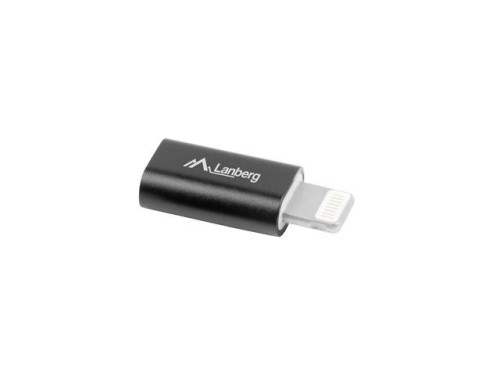 Adapter Lanberg micro USB(F) 2.0 - Lightning(M) czarny - 681951