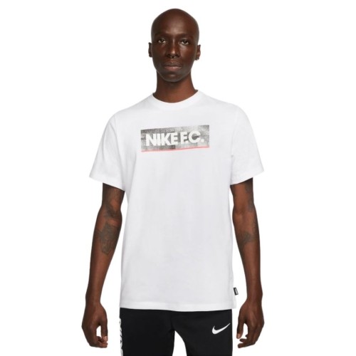 Koszulka męska Nike NK Fc Tee Seasonal Block biała DH7444 100 L - 2065125