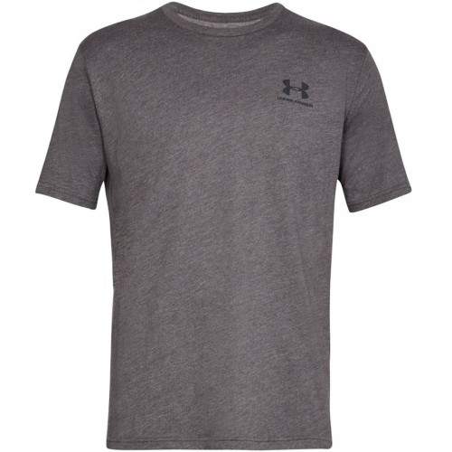 Koszulka męska Under Armour Sportstyle Left Chest SS ciemny szary 1326799 019 M - 2065078