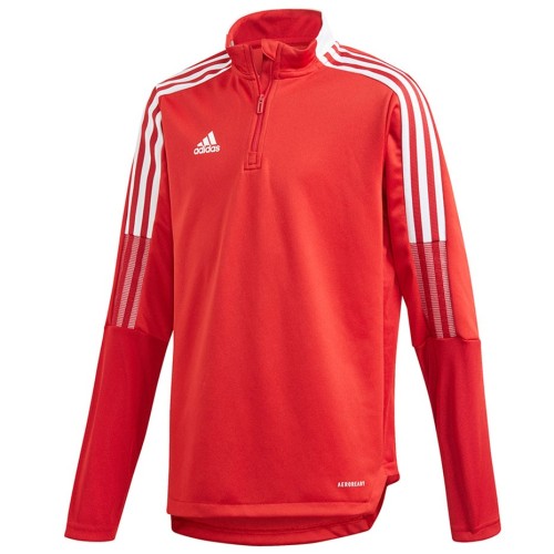 Bluza dla dzieci adidas Tiro 21 Training Top Youth czerwona GM7323 140cm - 2075194