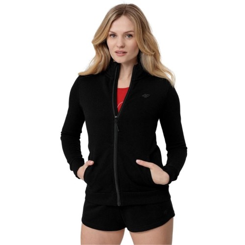 Bluza damska 4F głęboka czerń H4Z22 BLD351 20S L - 2064335