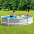 Intex PrismFrame Basen ramowy W kształcie okręgu 4485 l Szary - 2203119