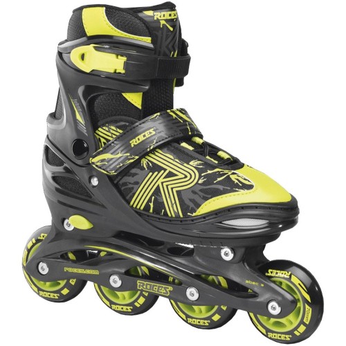 Łyżworolki Roces Jokey 3.0 Boy czarno-limonkowe 400845 03 - 1954276