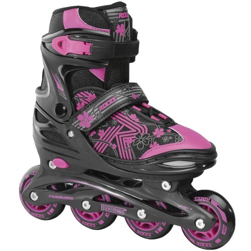 Łyżworolki Roces Jokey 3.0 Girl czarno-różowe 400846 02 30-33 - 2323206