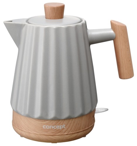 Czajnik elektryczny ceramiczny RK0091 CONCEPT szary - 2363073