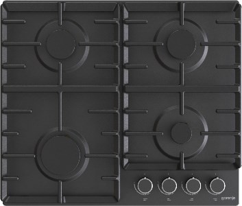 Gorenje G642AB płyta kuchenna Czarny Wbudowany 60 cm Gaz 4 stref(y) - 2325753