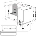 Whirlpool Zmywarka do zabudowy - W0I D741A S - 2364280