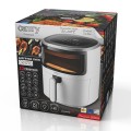 Camry CR 6313 Piekarnik Airfryer 12 programów 5 litrów Srebrny - 2243881