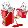 Mop płaski Greenblue GB850 z wiadrem i wyciskaczem MaxiClean  + dwa wkłady microfibra HQ, pojemność 8L - 2323234