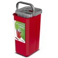 Mop płaski z wiadrem i wyciskaczem GreenBlue GB870 , dwa wkłady microfibra HQ, pojemność 5,7L, MaxiClean - 1075700