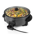 Tristar  | Wielofunkcyjna patelnia grillowa XL | PZ-9135 | Średnica 30 cm | Grill | 1500 W | Pokrywka w zestawie | Uchwyt stały | Czarny - 2021633