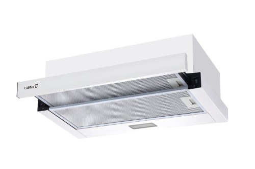 CATA TFB-5160 WH Hood, Energy efficiency class C, Width 59.5 cm, Max 297 m3/h, Mechanical control, LED, White CATA - 2230985