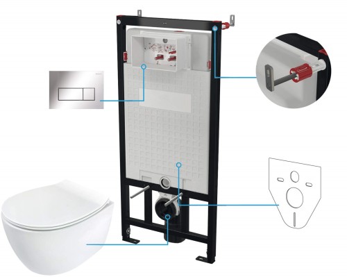 Zestaw WC podtynkowy 6 w 1 - 2364320