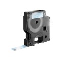 DYMO D1 - Standard Etykiety - Biały na przezroczystym - 12mm x 7m - 2364382