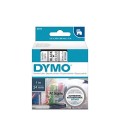 DYMO D1 - Standard Etykiety - Czarny na Transparent - 24mm x 7m - 2364576