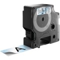DYMO D1 - Standard Etykiety - Czarny na Transparent - 24mm x 7m - 2364565