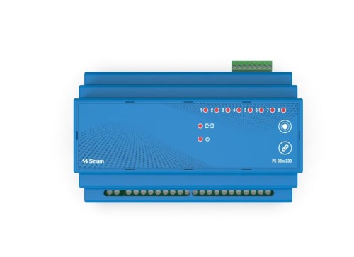 Przewodowy przekaźnik na szynę din niebieski PS-08M 230 Tech Sterowniki - 2364886