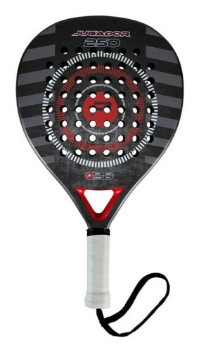 KOOR FTM Padelracket 250 Czarny, Czerwony Węgiel, Włókno szklane 1 szt. - 2231365